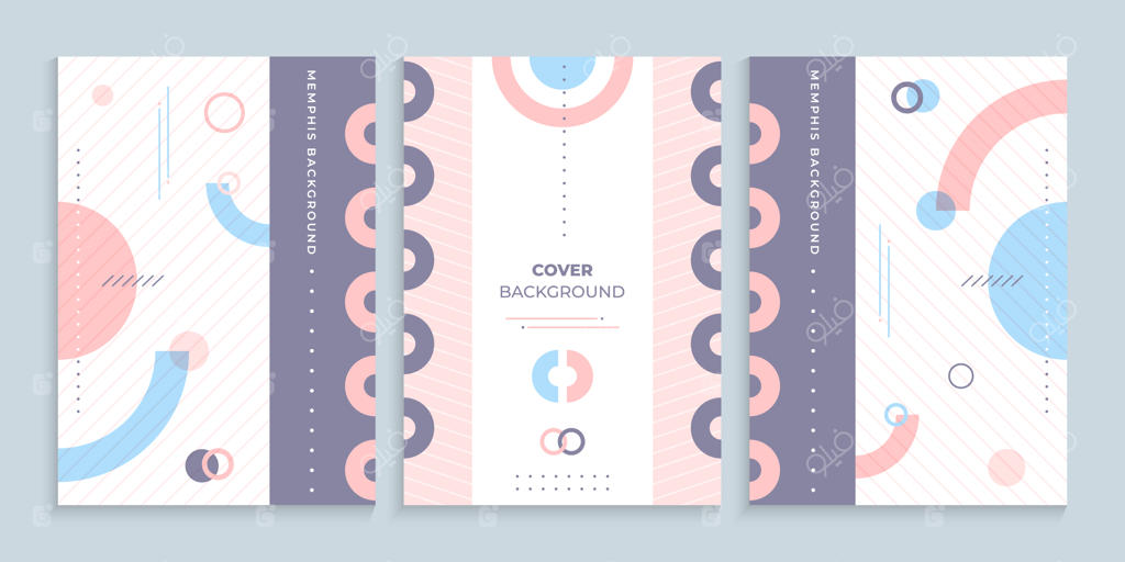 طراحی جلد ممفیس با رنگ‌های پاستلی