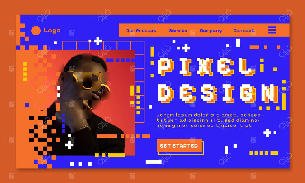 طراحی قالب پیکسلی