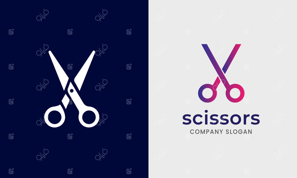 آیکون قیچی، نماد ابزار مشاغل آرایشگری و خیاطی، عکس قیچی