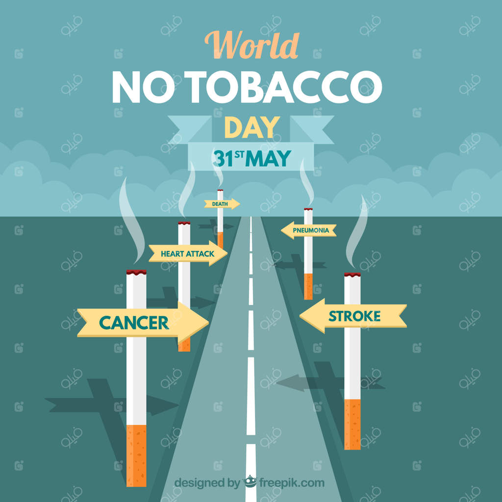 پس‌زمینه‌ی جاده با نشانه‌های بیماری