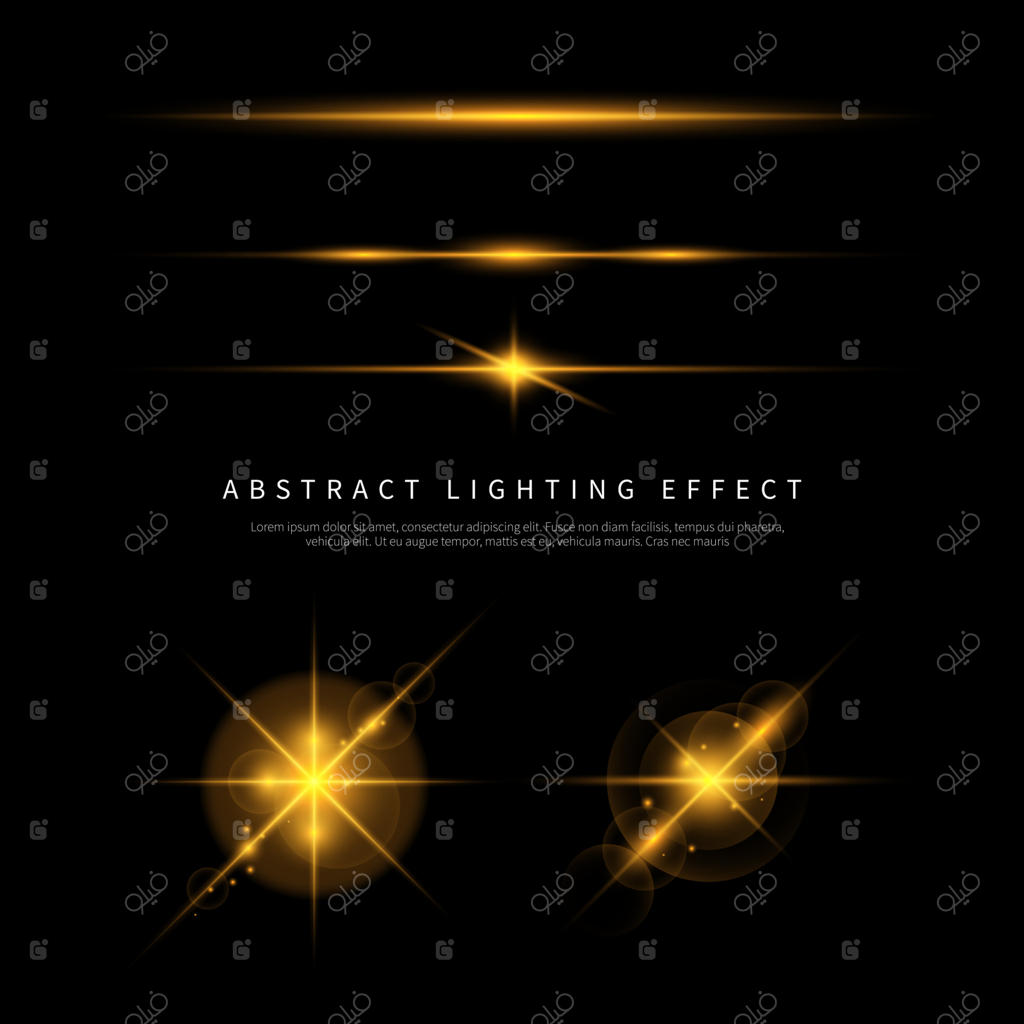 پس‌زمینه وکتور با افکت ساده نورپردازی