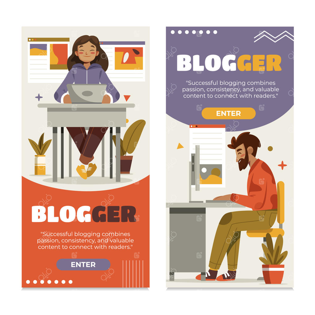 بینش‌های خلاقانه وبلاگ‌نویسی برای نویسندگان پرشور Pro Vector