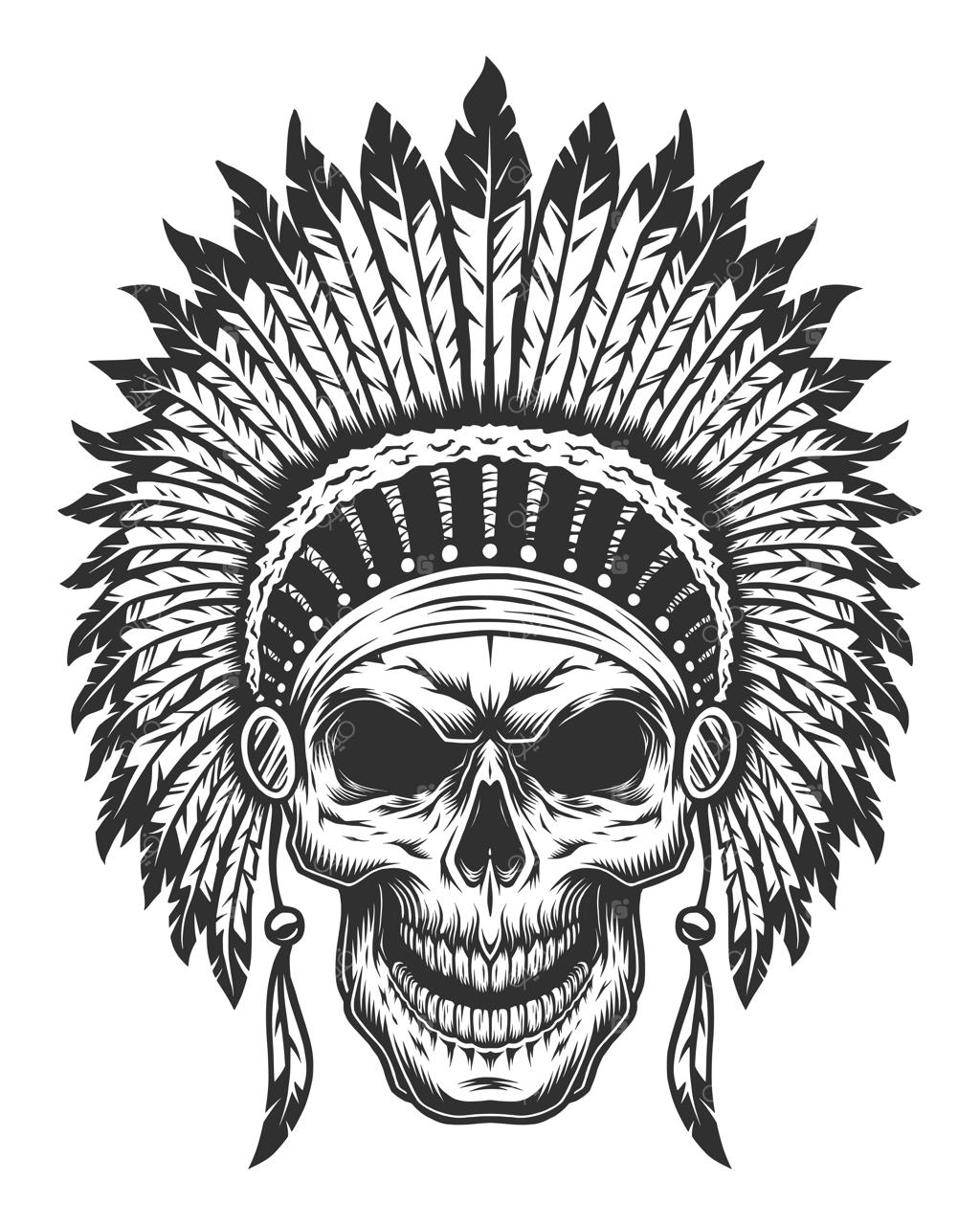 جمجمه بومیان آمریکایی