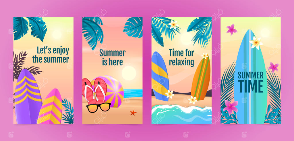 مجموعه‌ای واقعی از استوری‌های اینستاگرام مخصوص تابستان