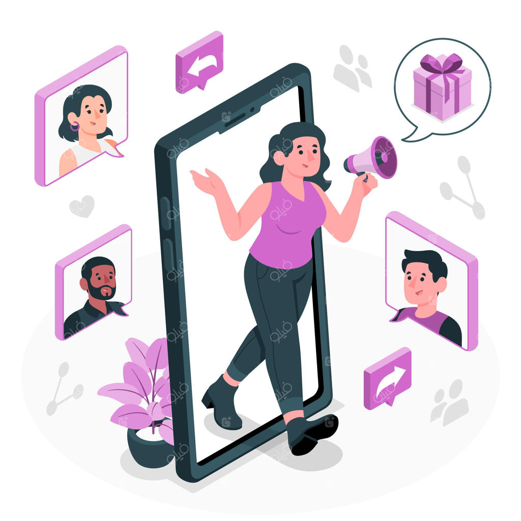 تصویری مفهومی از معرفی دوستان