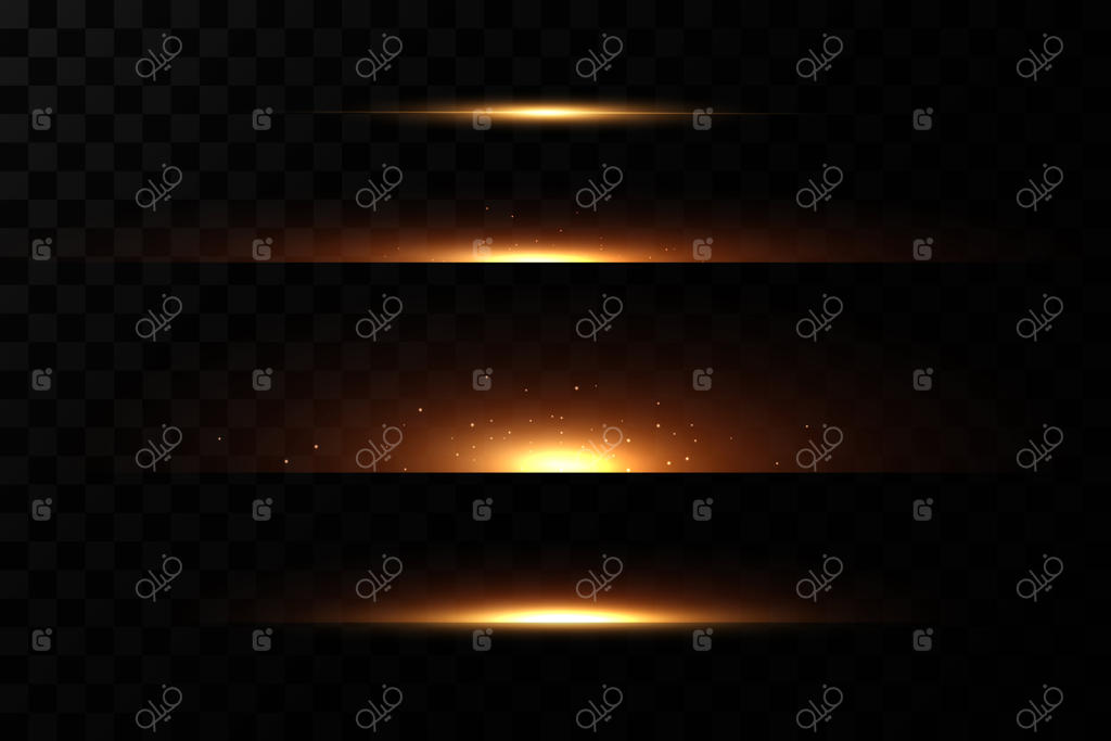 خط نئون طلایی: جلوه‌ای از نور