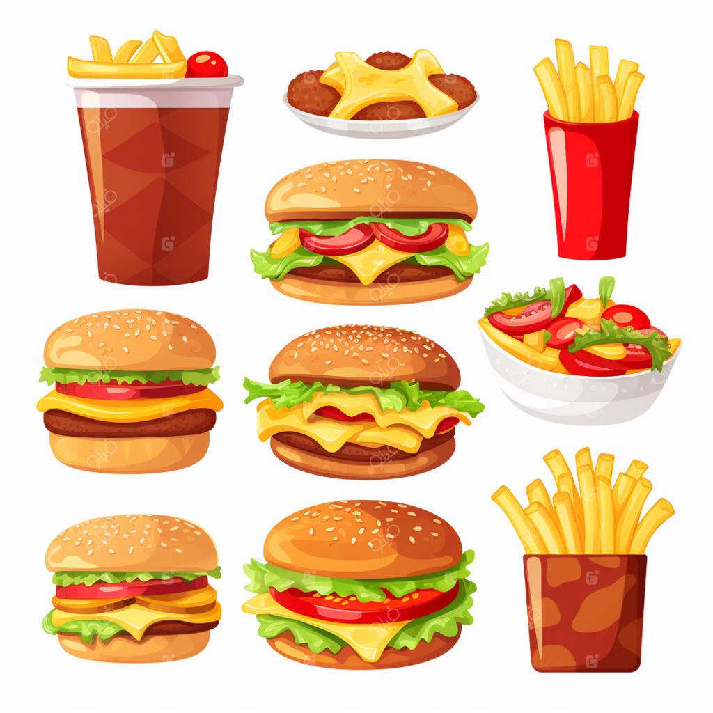 طرح وکتور ساندویچ هات‌داگ با سوسیس، نان و سس خردل