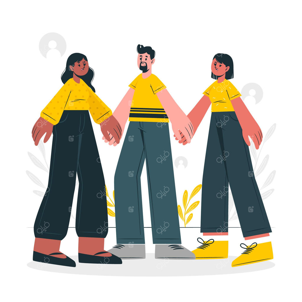 تصویر سازی مفهوم همکاری