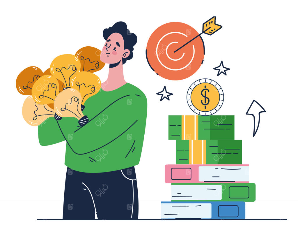 مجموعه‌ای از شخصیت‌های تجاری: مدیران و کارکنان دفتر و تیم‌ها