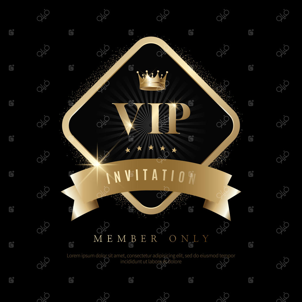 پس‌زمینه‌های لوکس کارت دعوت VIP و کوپن
