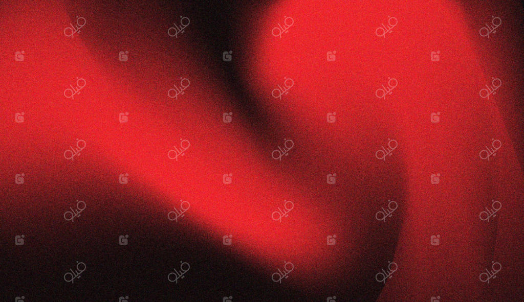 پس‌زمینه قرمز تند با بافت دانه‌دار و افکت نور و سایه انتزاعی