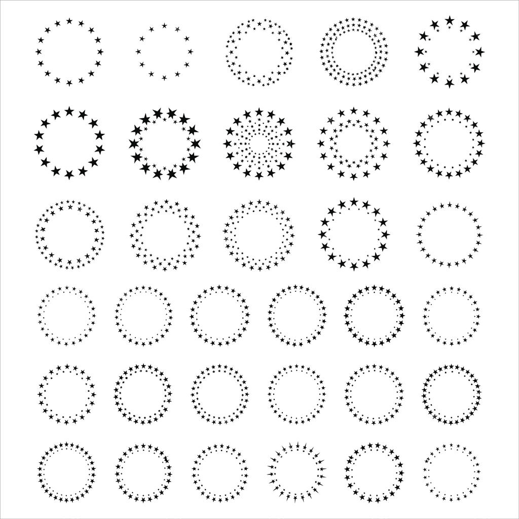 انفجارهای ستاره‌ای با طرح دایره‌ای