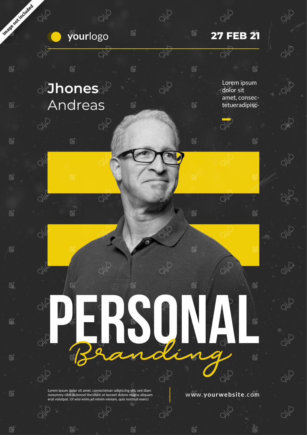 قالب تراکت رویداد تجاری