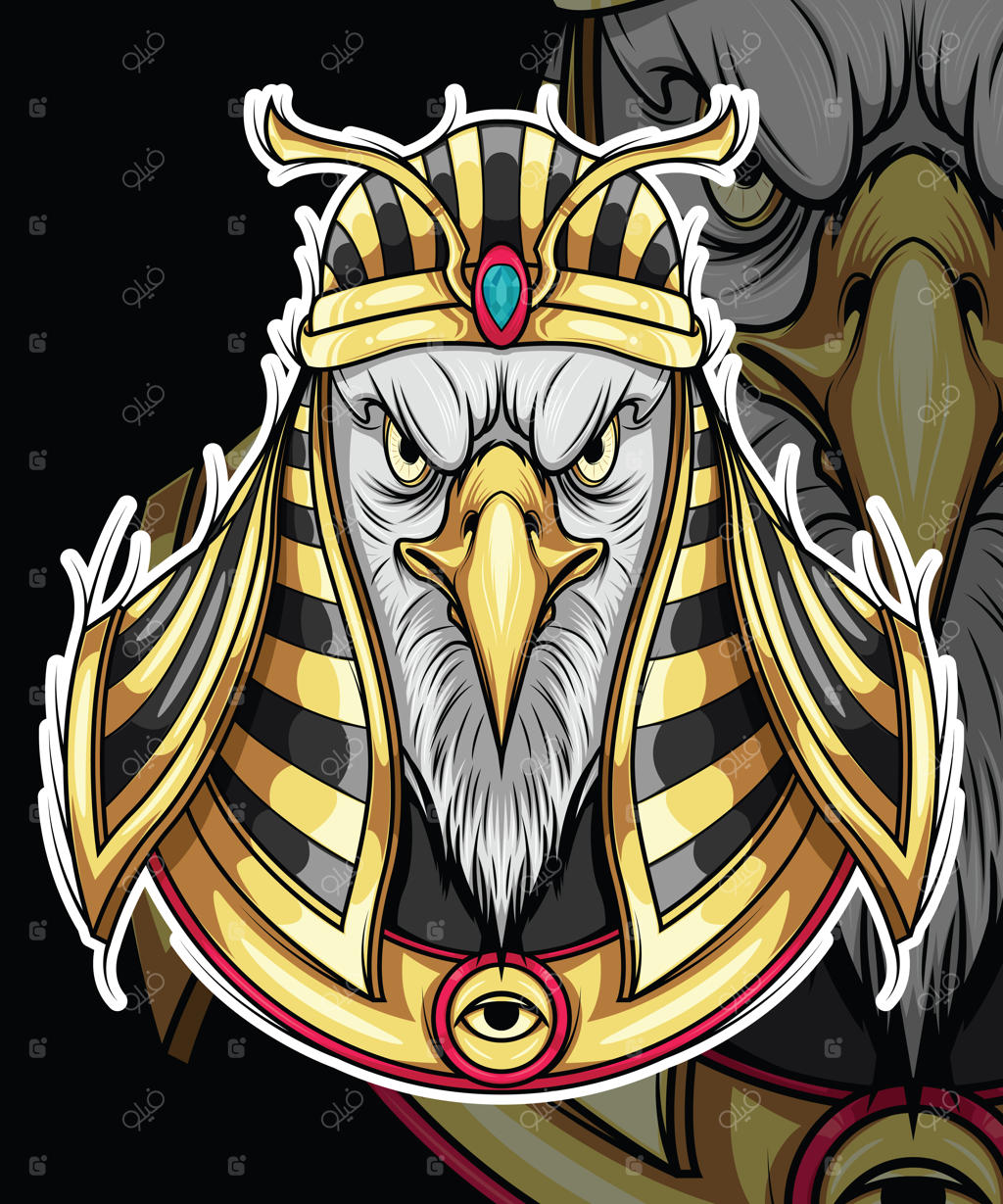 طراحی شخصیت هوروس، خدای اساطیر مصر