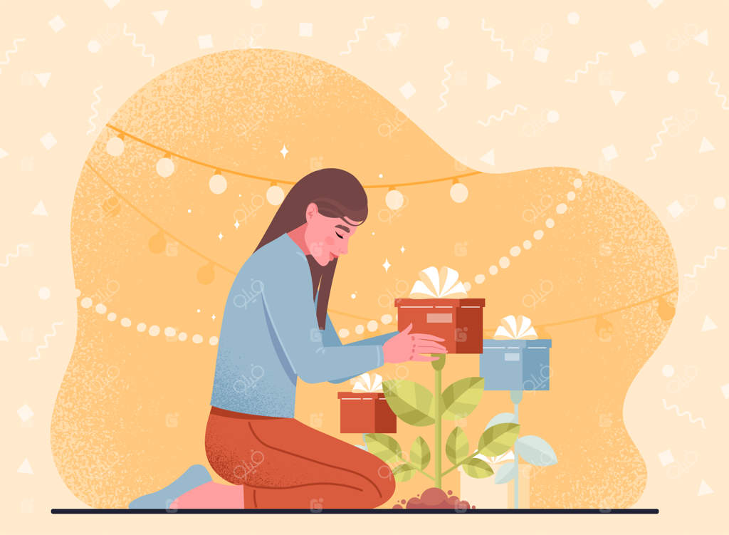 مفهوم خریدار خوشحال