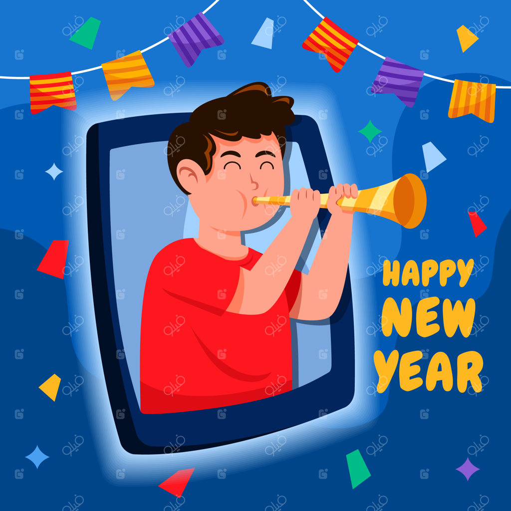 جشن گرفتن سال نو با تلفن همراه