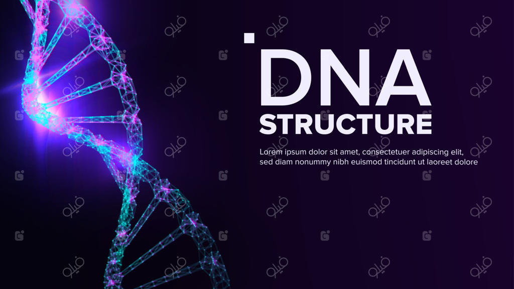وکتور ساختار DNA، مولکول ژنتیکی، اتم شبیه‌سازی، آزمایش جهش، تصویرسازی
