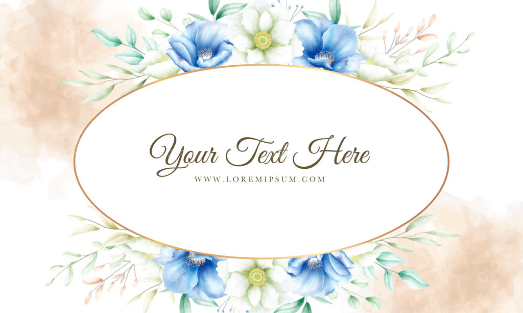 زمینه تزئینی گلدار نقاشی شده با دست