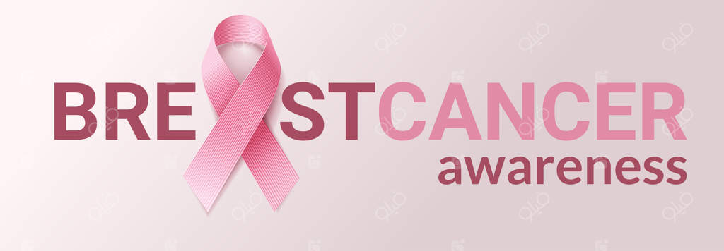 روبان صورتی آگاهی‌بخشی سرطان سینه - مدل سه‌بعدی واقعی‌نمایی