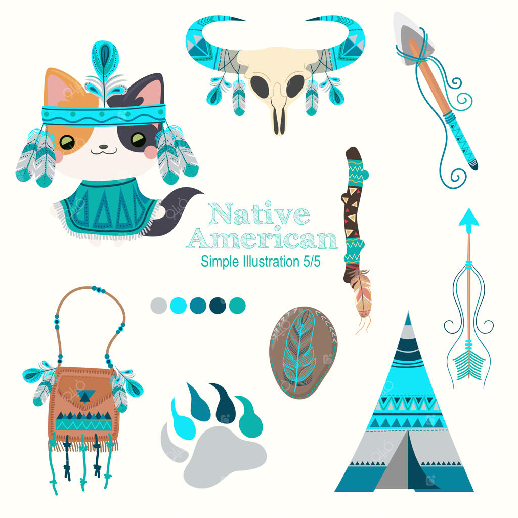 گربه بومی آمریکایی فیروزه‌ای