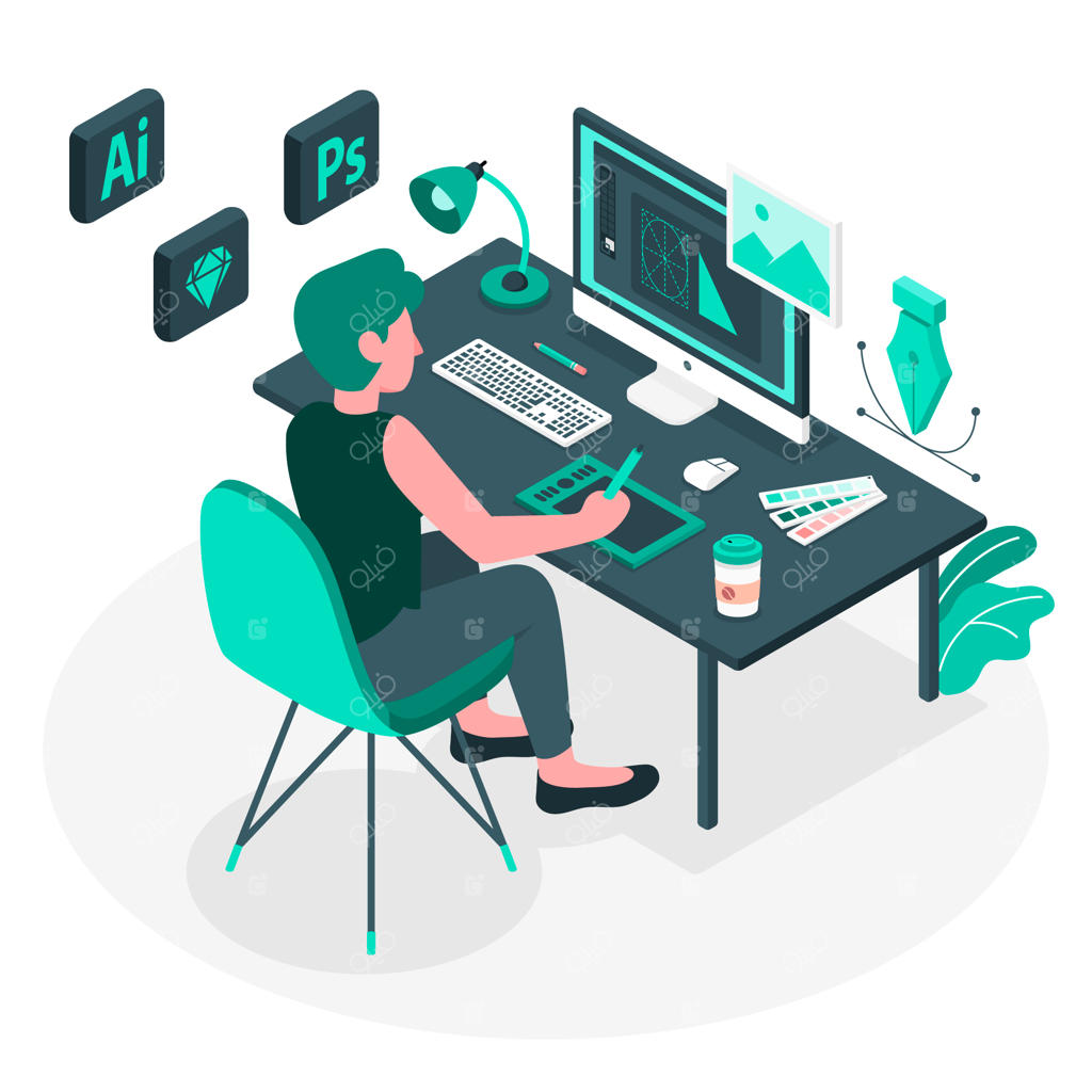 تصویرسازی مفهومی ابزارهای طراحی