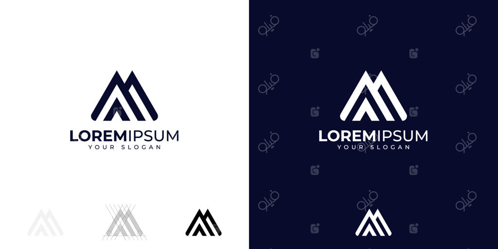 ایده‌های طراحی لوگو برای حروف M و A