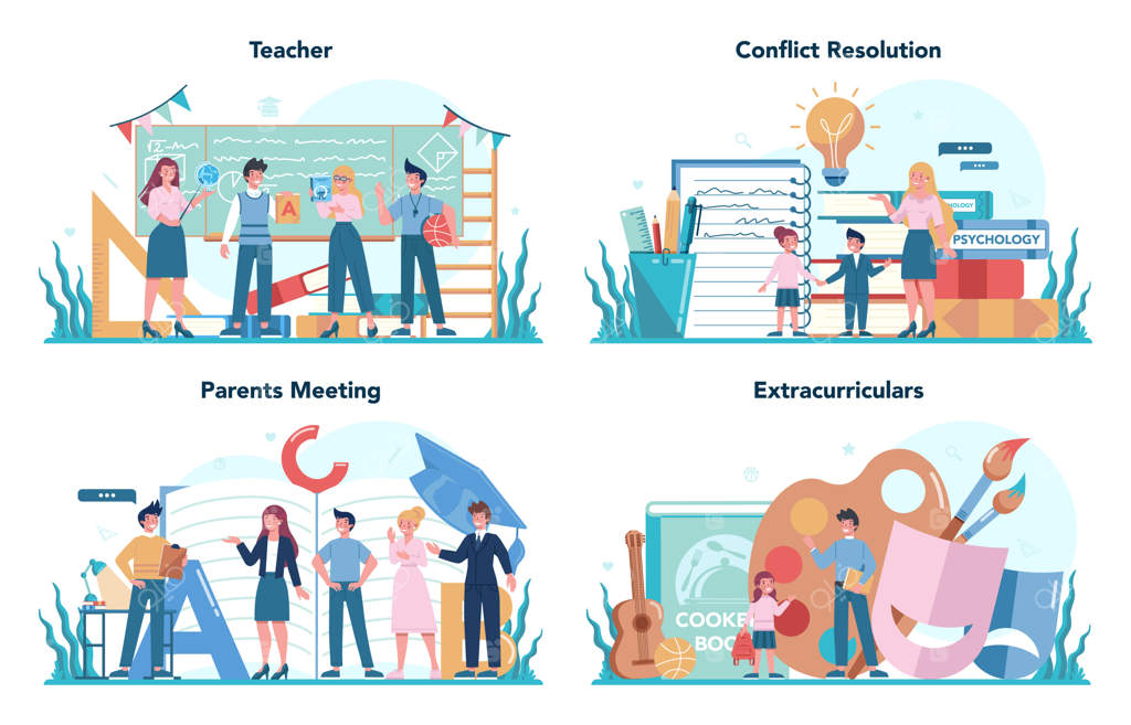 مفهوم معلم: استاد در مقابل تخته سیاه