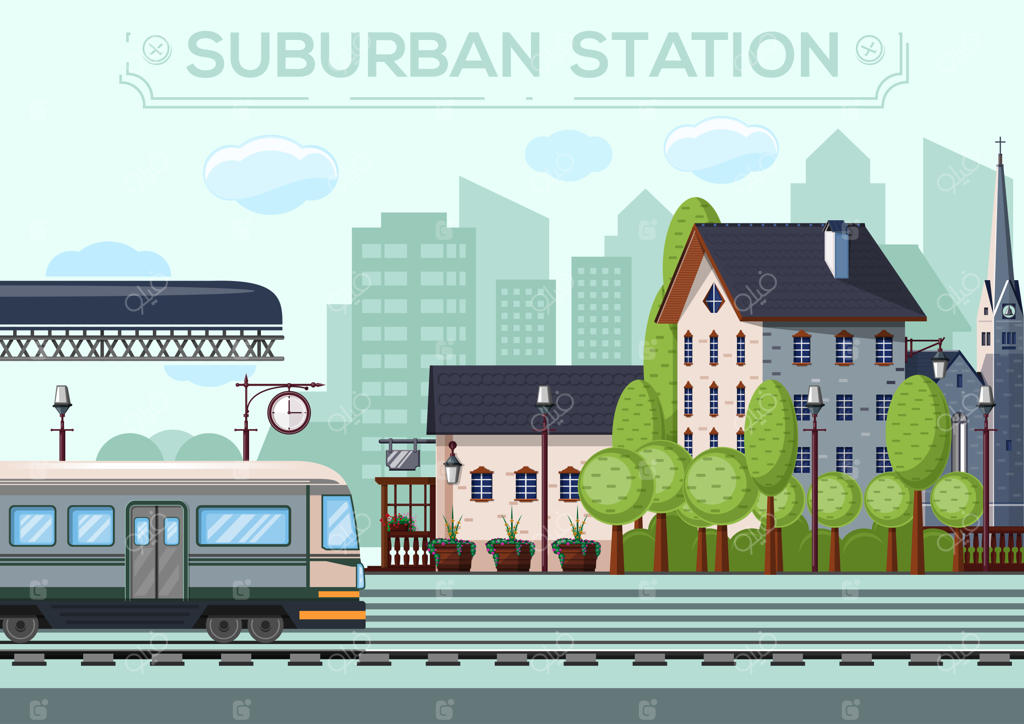 ایستگاه راه‌آهن حومه شهر؛ طراحی زندگی شهری.