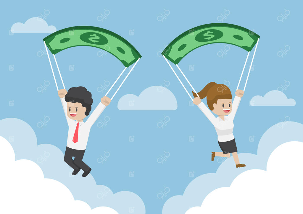 تاجران از اسکناس دلار به‌عنوان چتر نجات استفاده می‌کنند