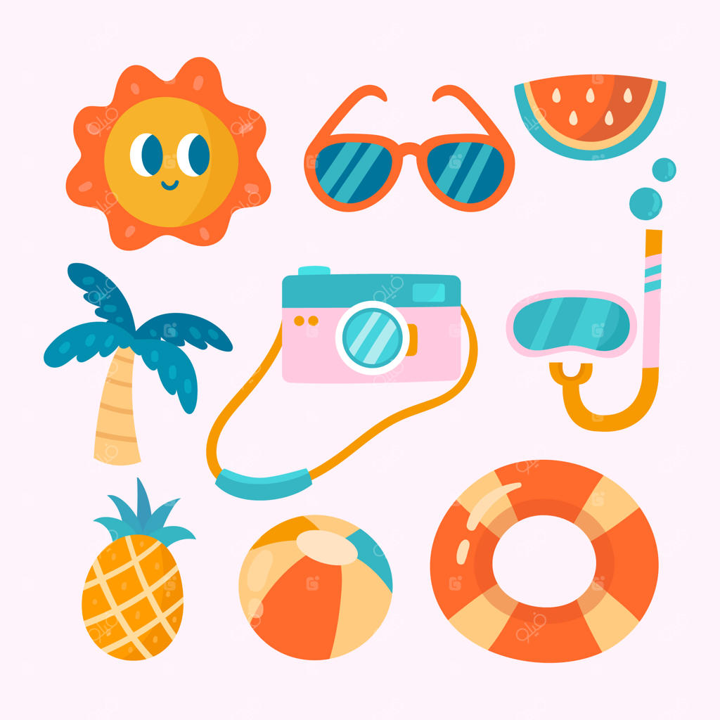 مجموعه المان‌های تابستانی تخت