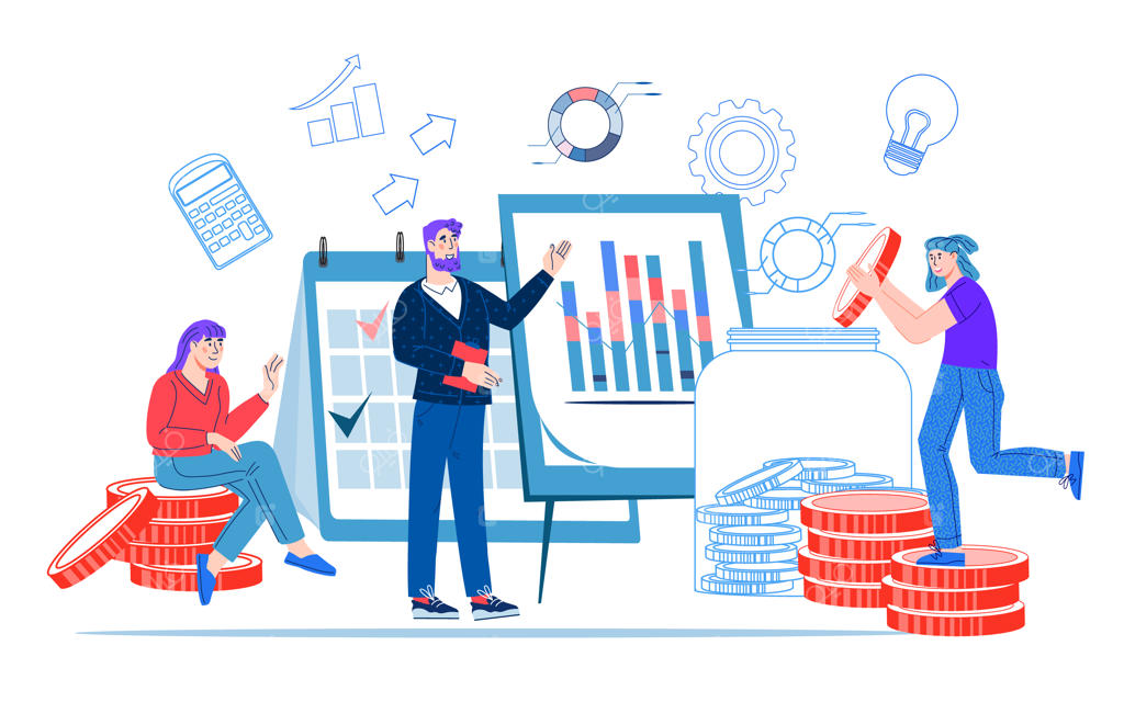 پوشش بنر بانکداری با تأمین مالی: پس‌انداز و سرمایه‌گذاری برای درآمدزایی و امور مالی افراد کسب‌و‌کار