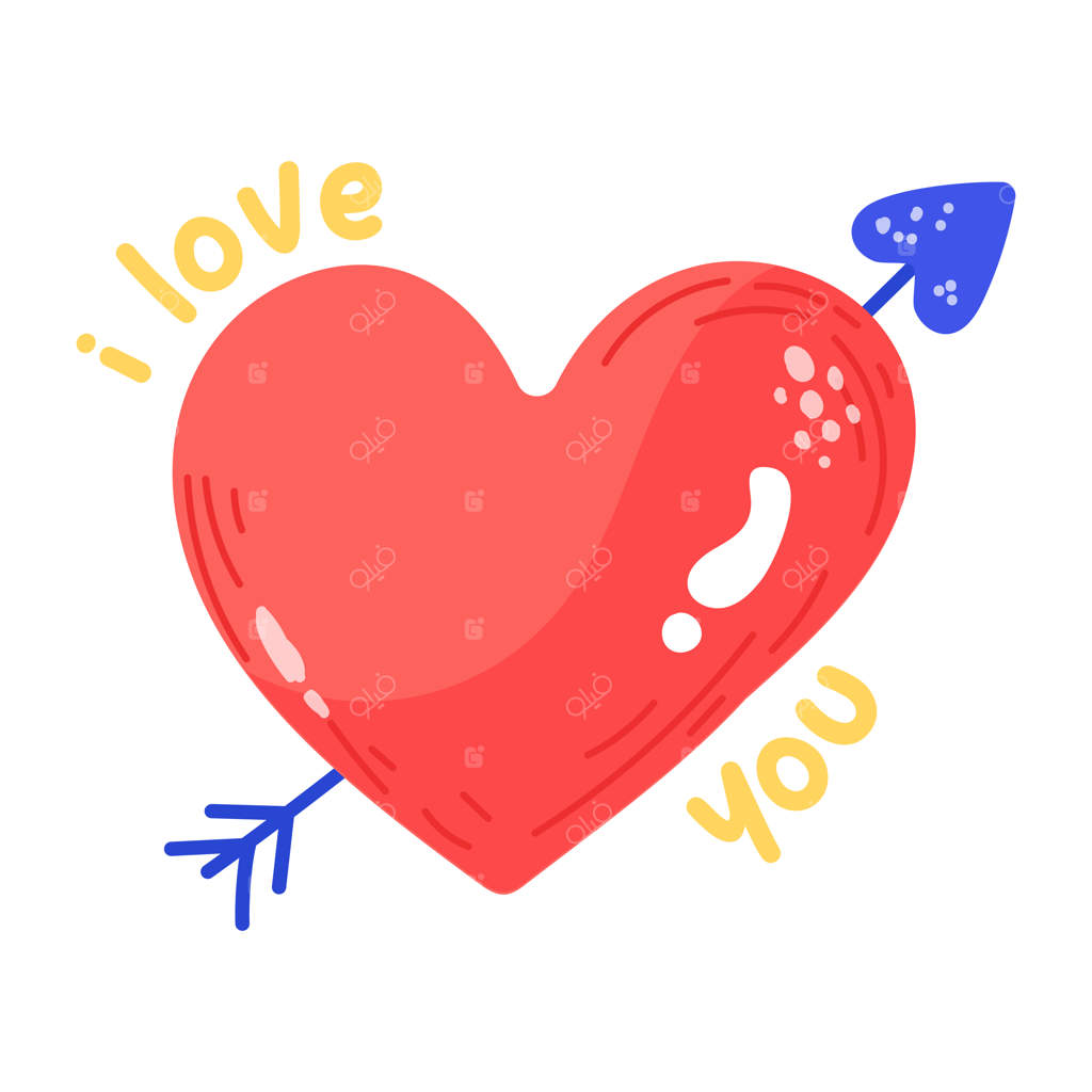 دانلود آیکون برچسب تخت قلب