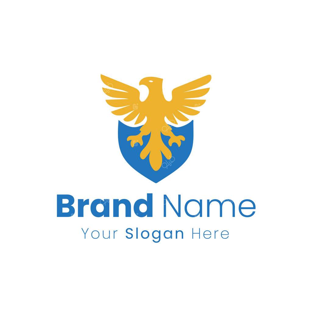 طراحی مدرن نشان عقاب برای هویت برند و خلق لوگوی شرکتی