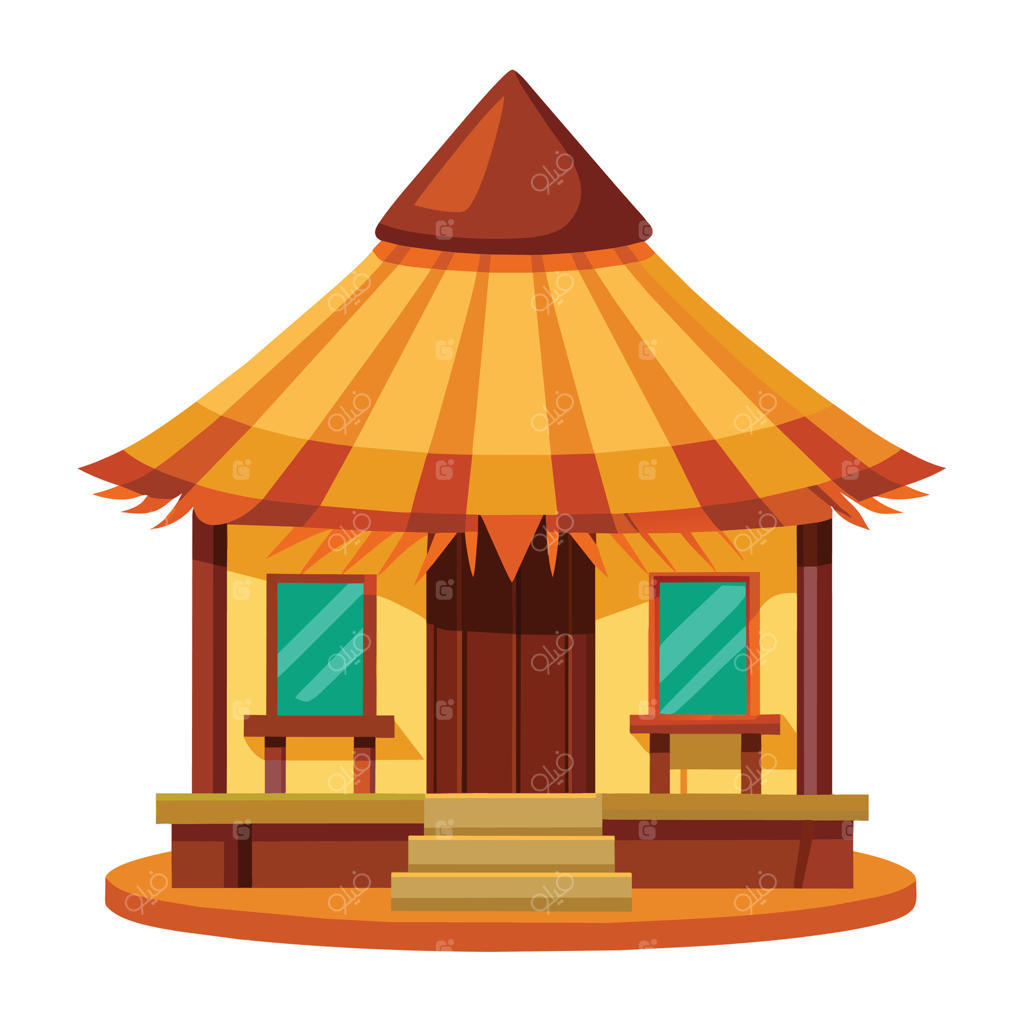 خانه کوچک با سقف پوشالی