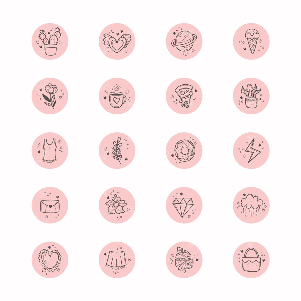 هایلایت‌های اینستاگرام با طراحی دستی