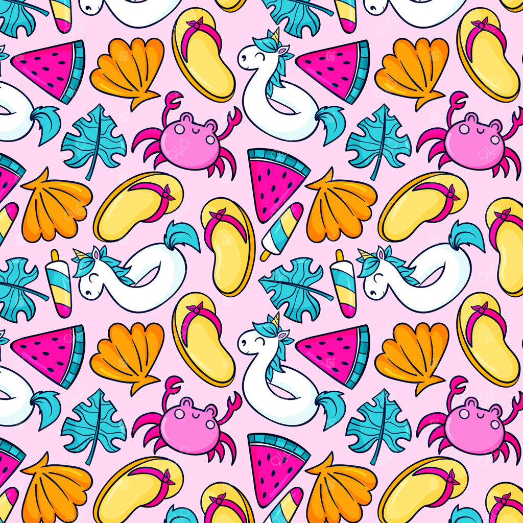 الگوی دستی طراحی شده برای تابستان