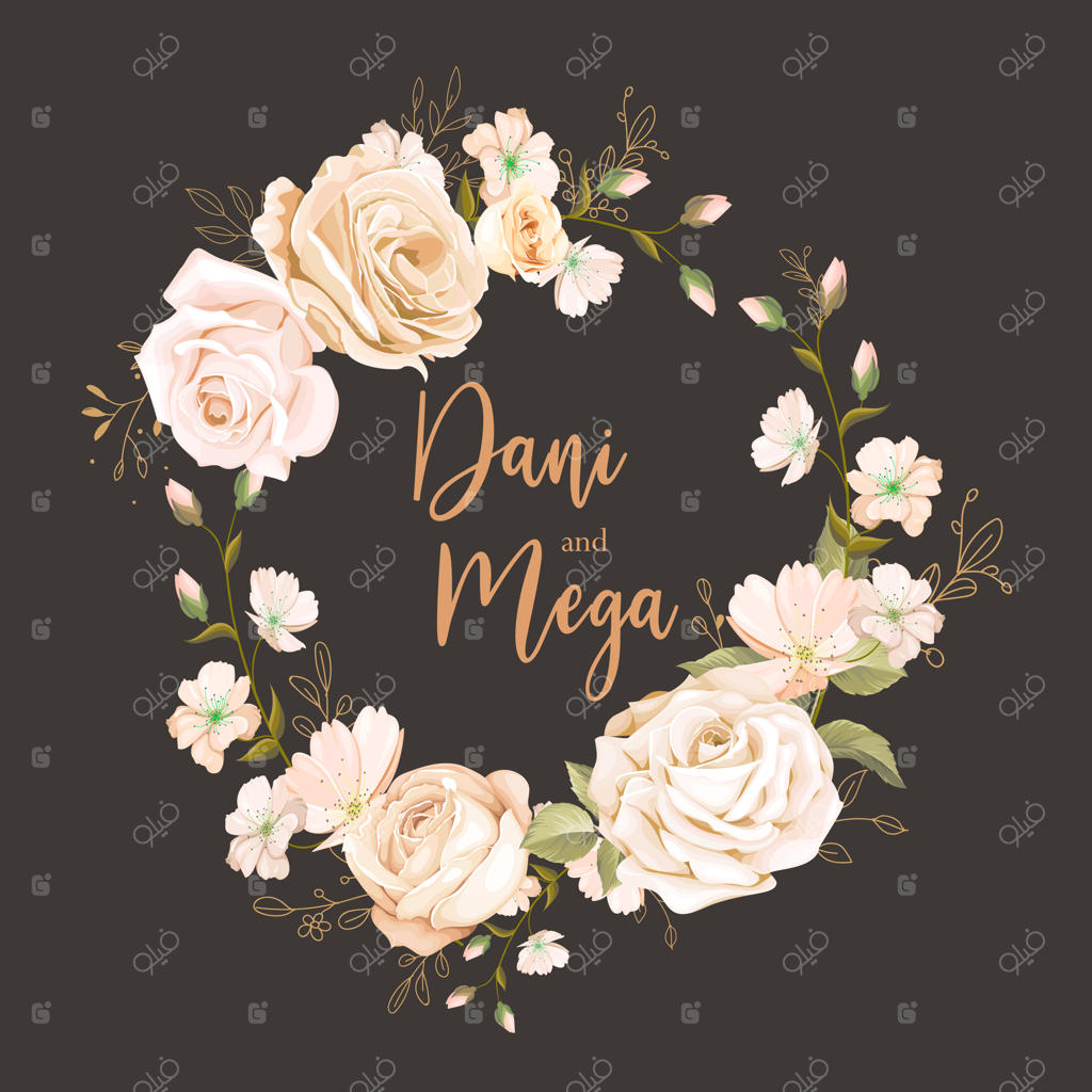 کارت دعوت عروسی شیک