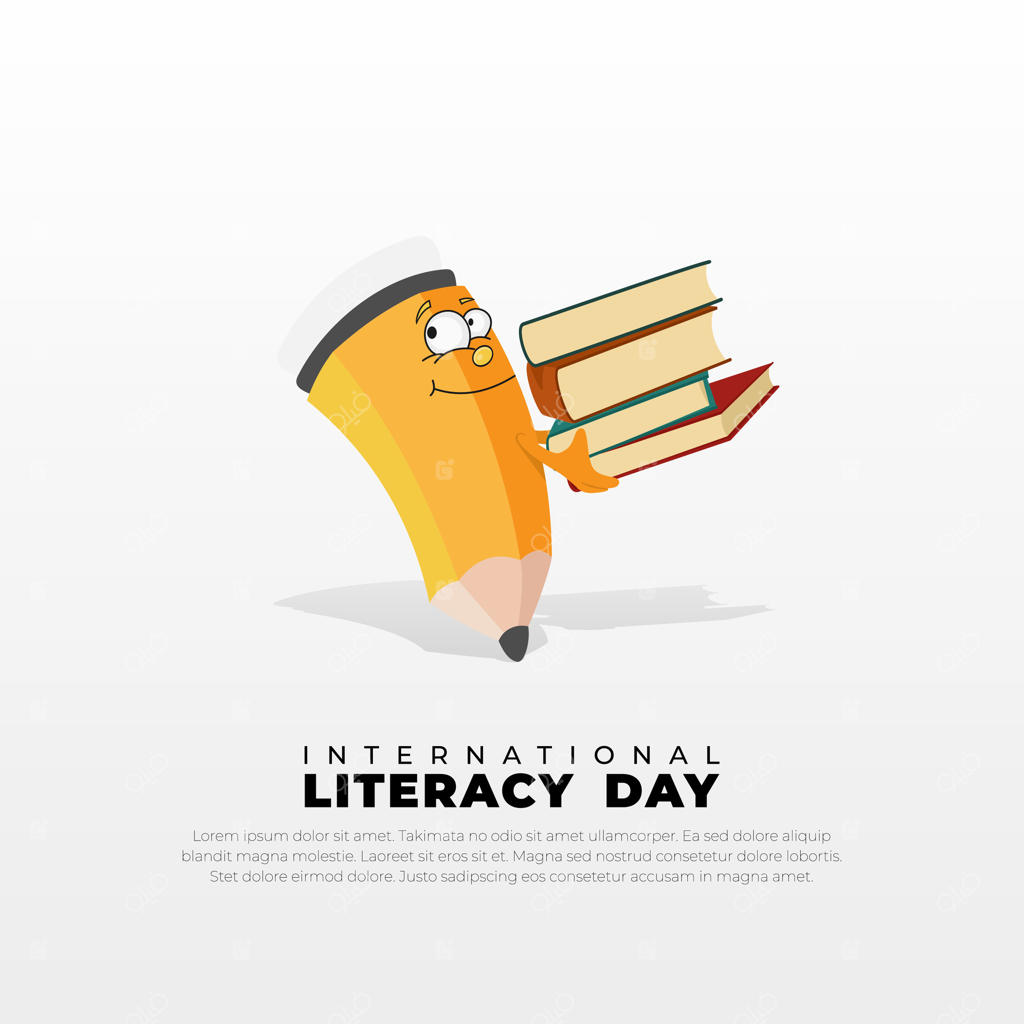 جشن روز جهانی سوادآموزی با انیمیشن حرفه‌ای مداد پرو وکتور