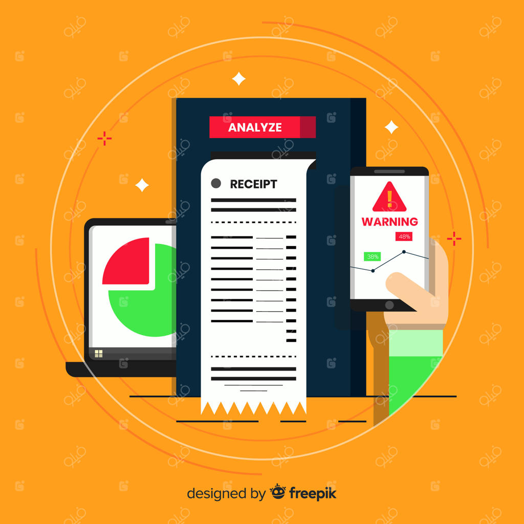 قالب رسید پرداخت با طراحی ساده و زیبا