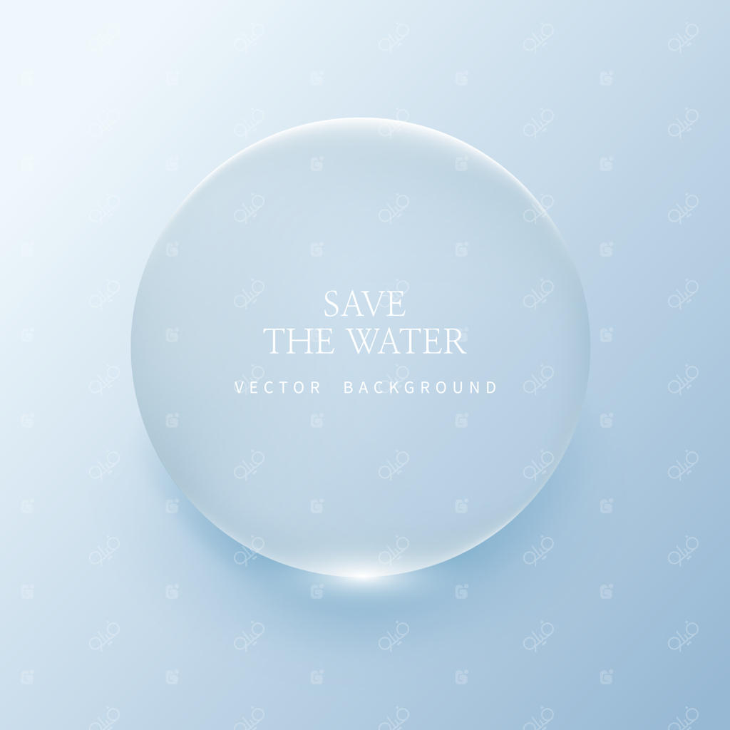 قطرات شفاف آب، جسم قطره آب.