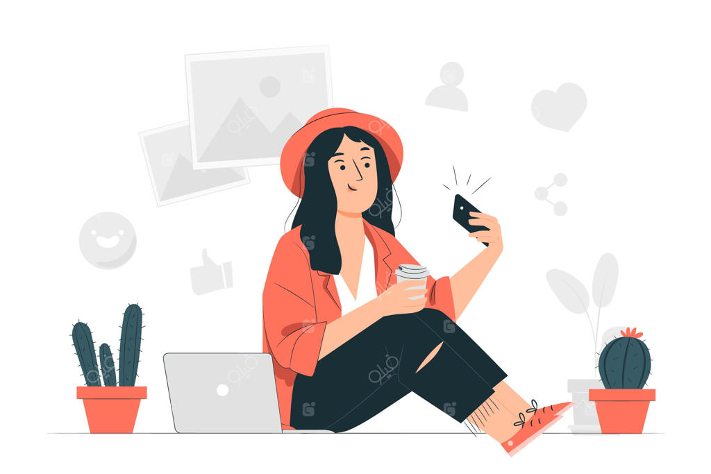 تصویرسازی مفهوم دختر نسل هزاره