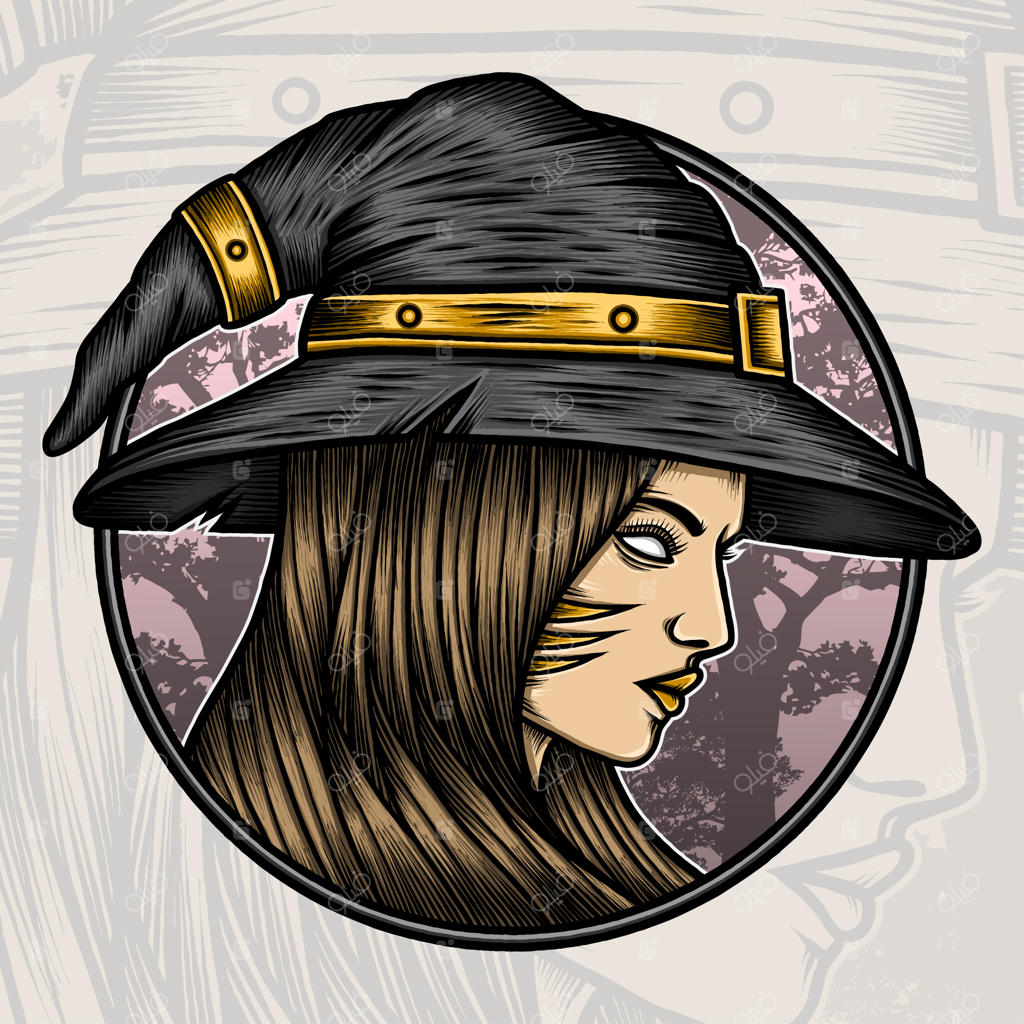 تصویرسازی وکتوری جادوگر