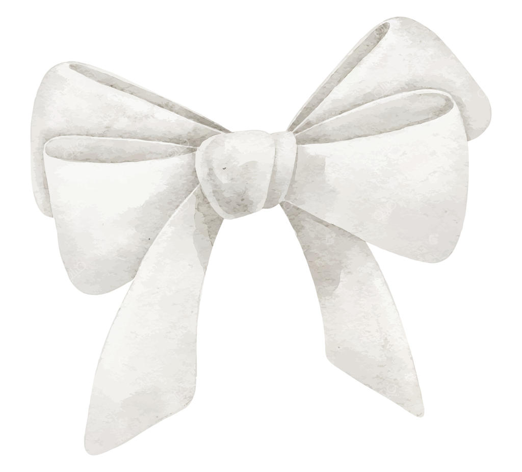 تصویر آبرنگی از پاپیون پارچه‌ای سفید. نقاشی روبان برای کارت تبریک کودکانه یا دعوت‌نامه جشن تولد نوزاد. اثر هنری برای تزیینات عروسی به رنگ‌های ملایم. طرحی از یک گیسوی شیک.