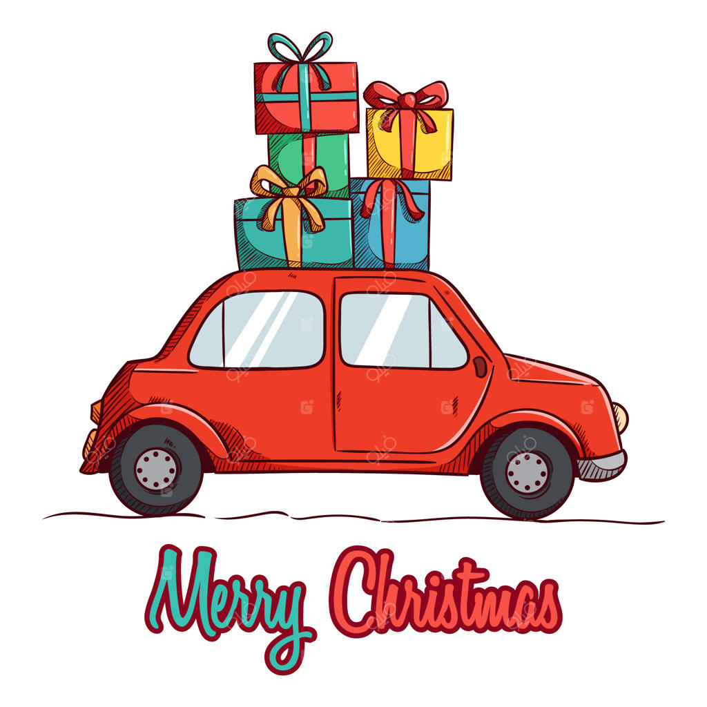 ماشین کریسمس با هدایا فراوان می‌آید