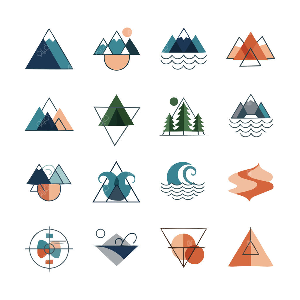 هنر منظره هندسی مدرن و مینیمال