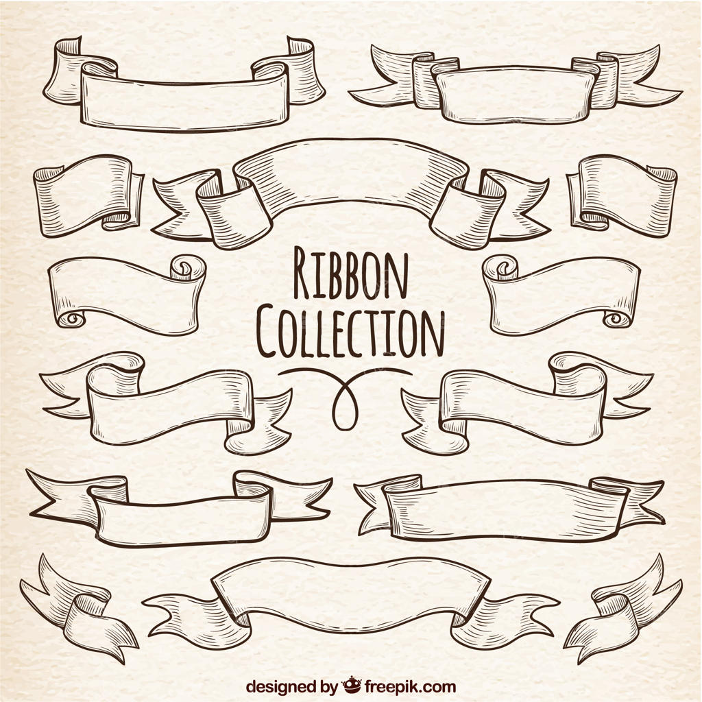 مجموعه‌ای از روبان‌های قدیمی