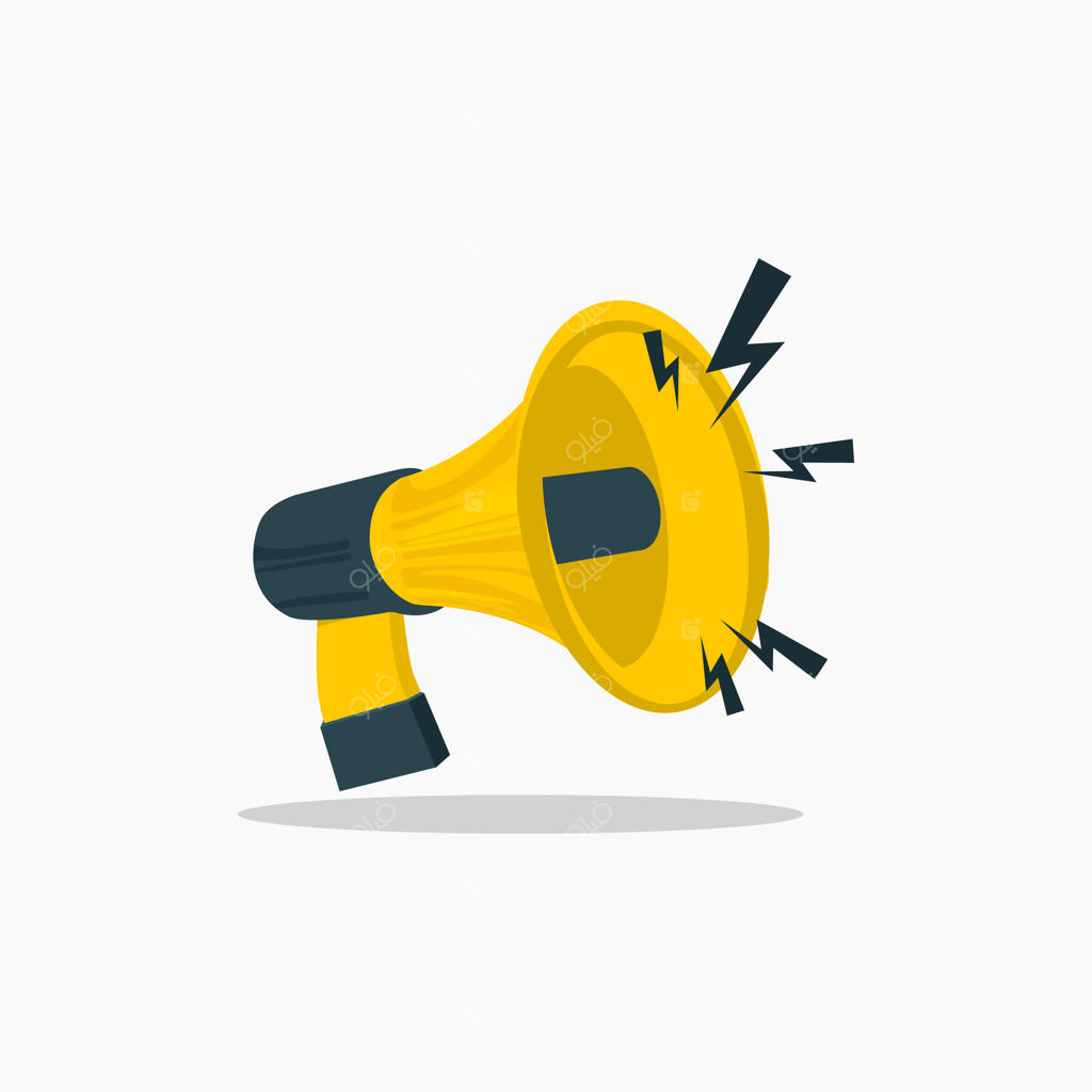 بهترین طراحی وکتور دست انسان با بلندگو برای بازاریابی در شبکه‌های اجتماعی