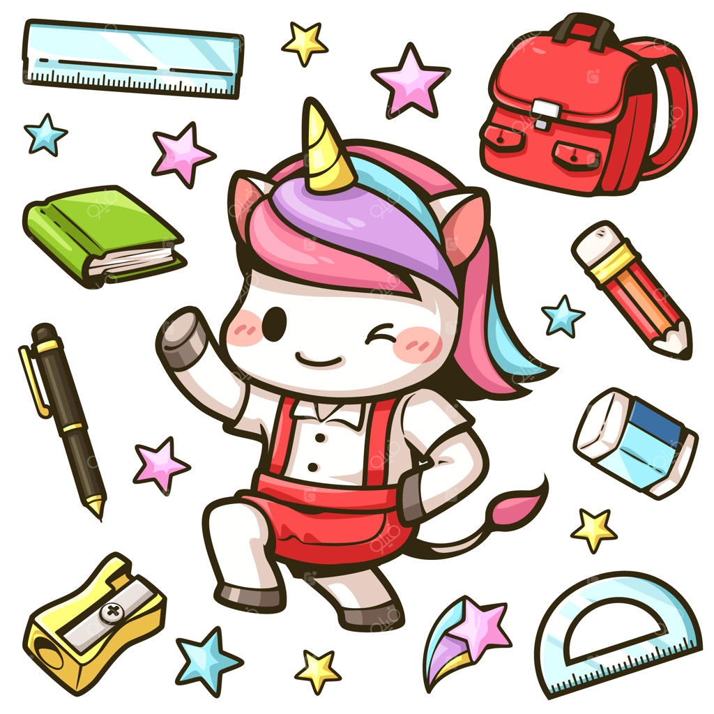 تک‌شاخ‌های کوچک به مدرسه می‌روند و لوازم‌التحریرشان