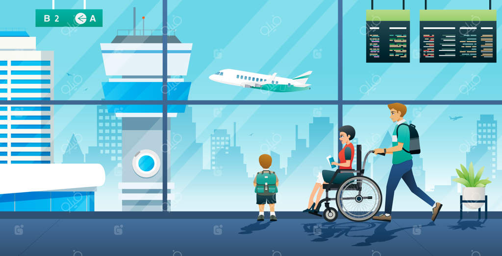 خانواده‌های افراد دارای معلولیت برای گردشگری از سفر هوایی استفاده می‌کنند