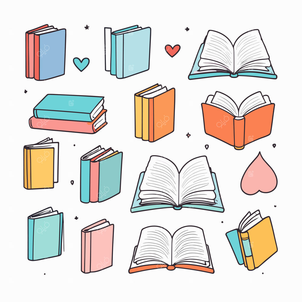 تصویر یک دسته کتاب - مفهوم آموزش